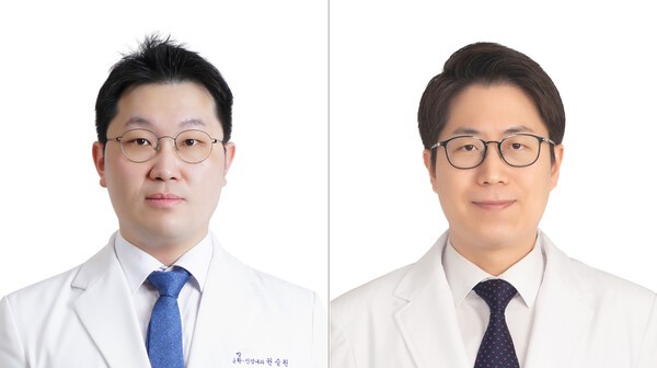 경희대한방병원 중풍뇌질환센터 권승원(왼쪽), 이한결 교수