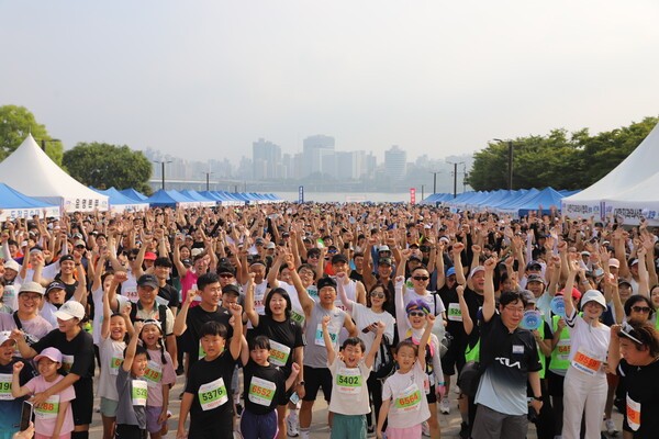 2024년에 열린 스마일Run 페스티벌 마라톤대회 